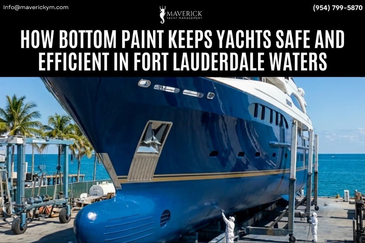 How Bottom Paint Keeps Yachts Safe and Efficient in Fort Lauderdale Waters